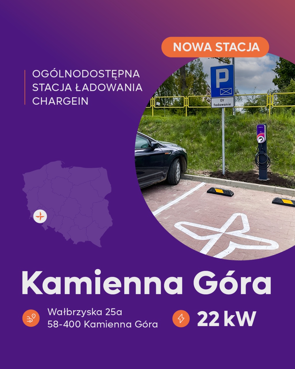 Read more about the article Uruchomiliśmy nową stację EV