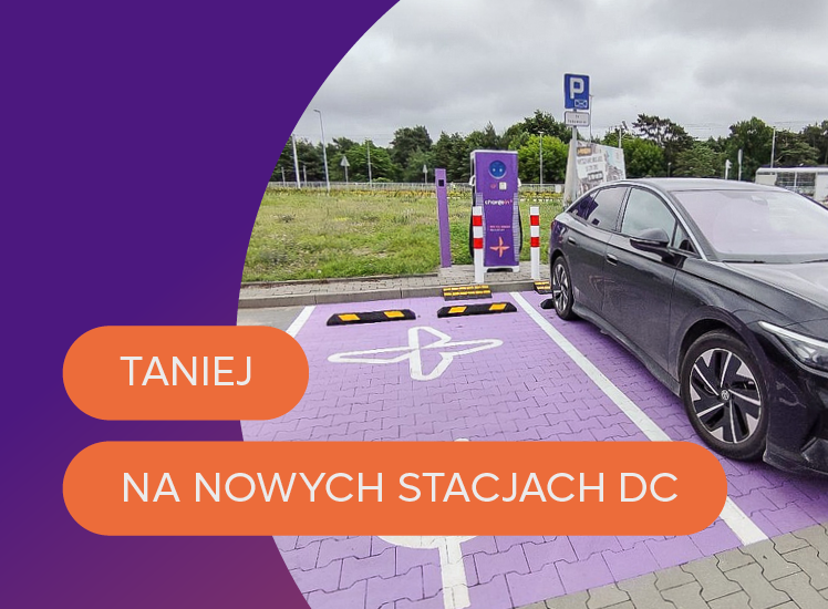 Stacji DC ChargeIn jest coraz więcej! Na nowych skorzystasz z niższej ceny - 1,99 zł/kWh przez pierwsze trzy miesiące.