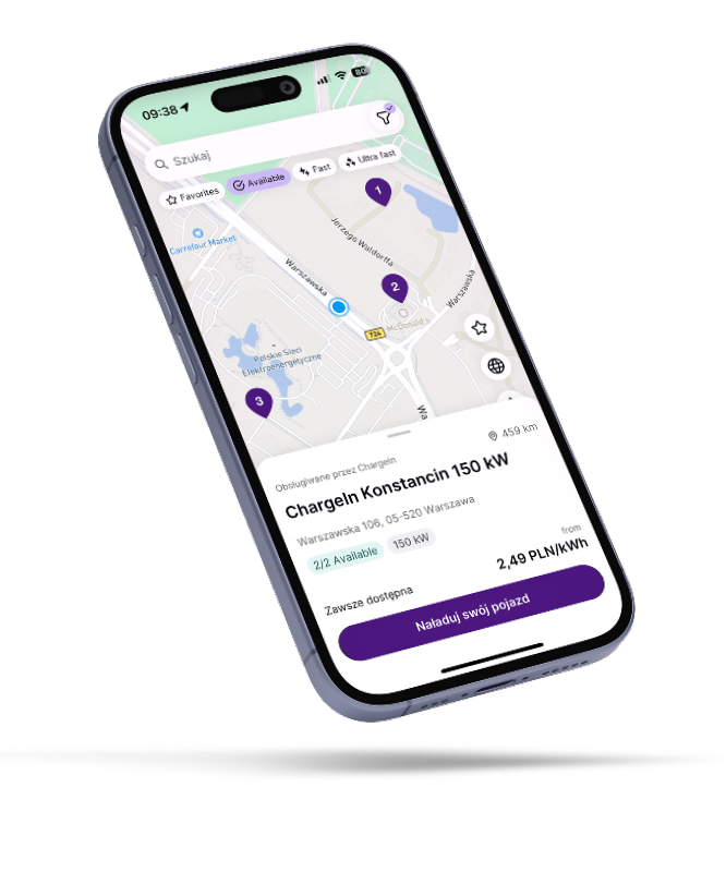 ChargeIn Go stacje ładowania