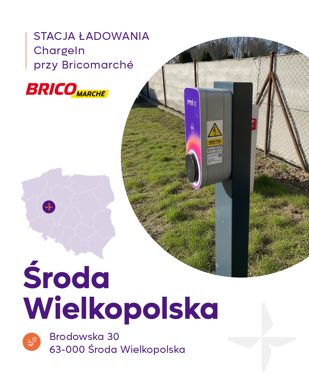 Stacje ładowania AC: Środa Wielkopolska