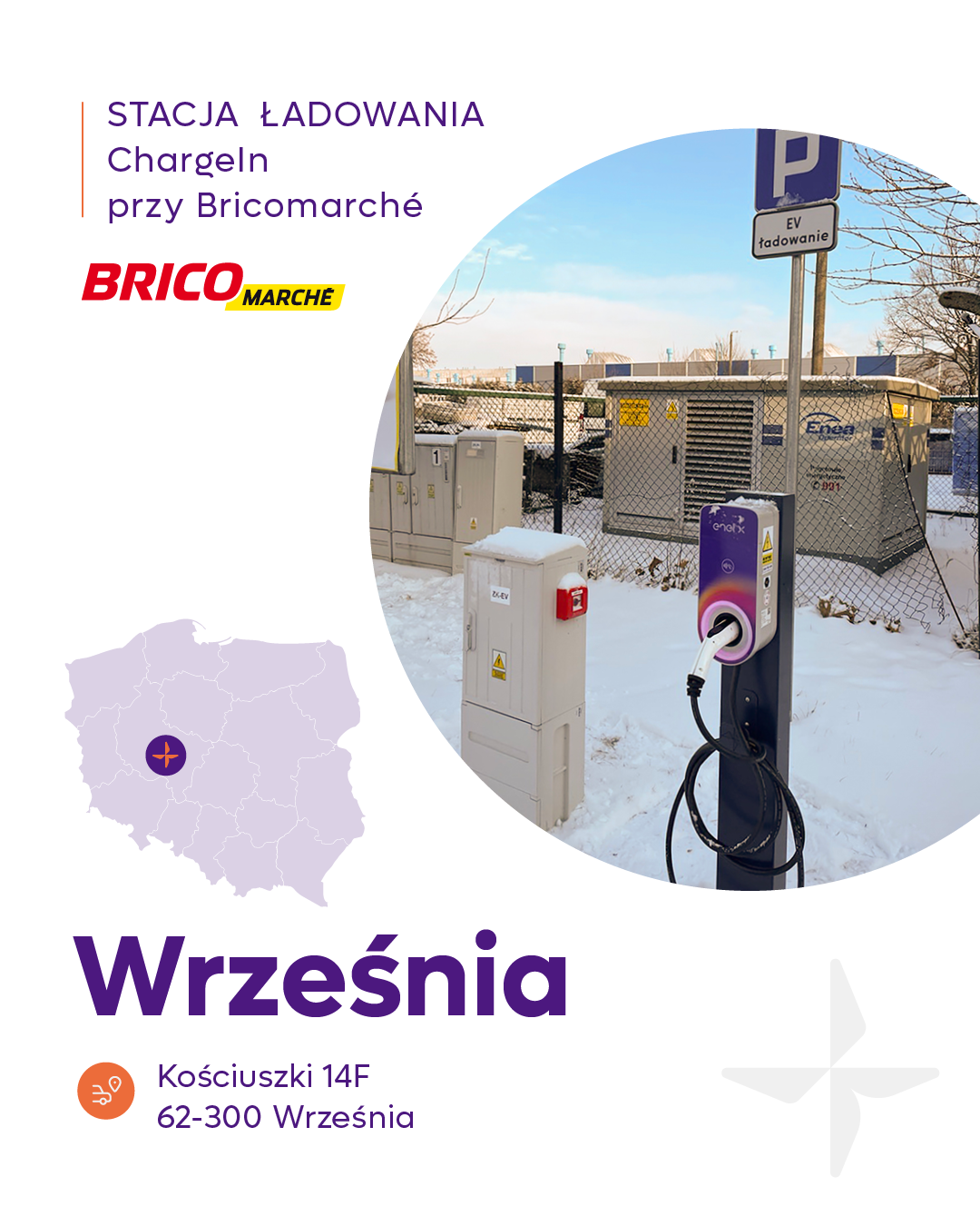 Publiczna stacja ładowania AC Września.
