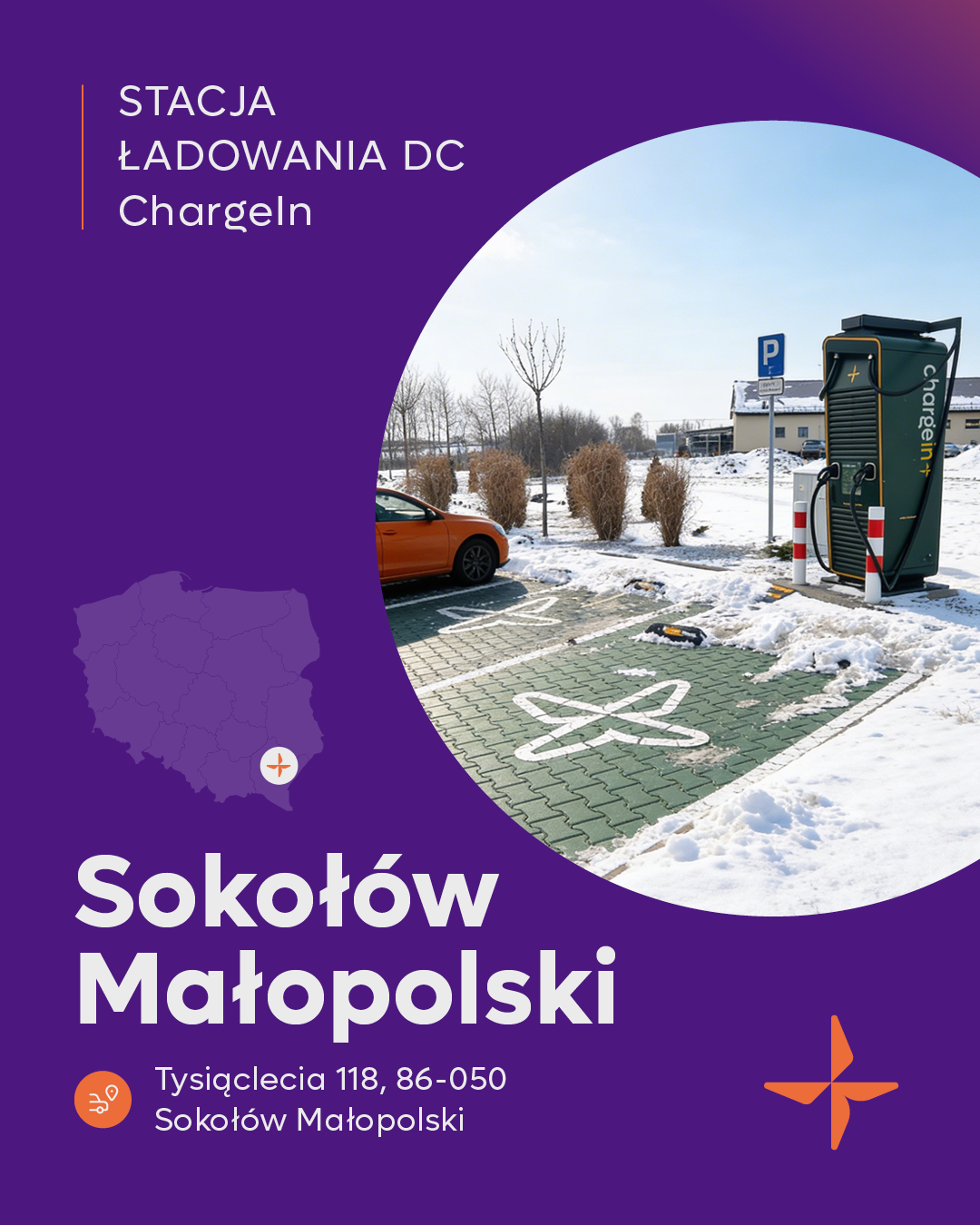 Stacja ładowania Sokołów Małopolski